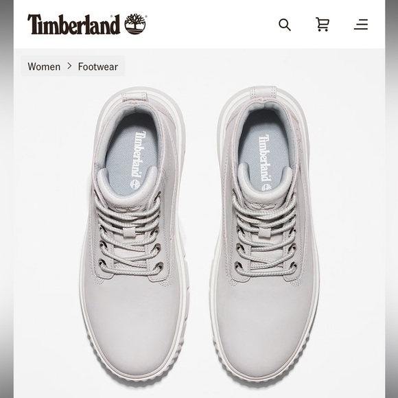 Timberland Women's Greyfield Mid Lace-Up Boot - Grey Violet - 7.5 - Picture 3 of 16